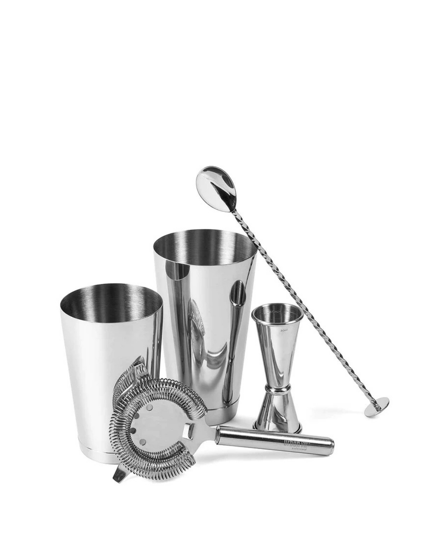 5pc Cocktail Set, Steel