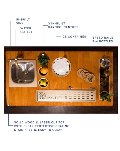 luxurious HAUS OF BARS Model Z Home Bar