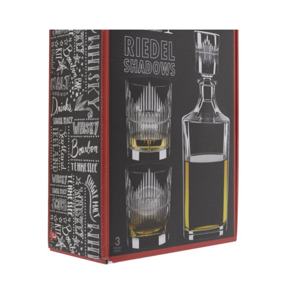 Premium Riedel's Shadows Whisky Decanter Set