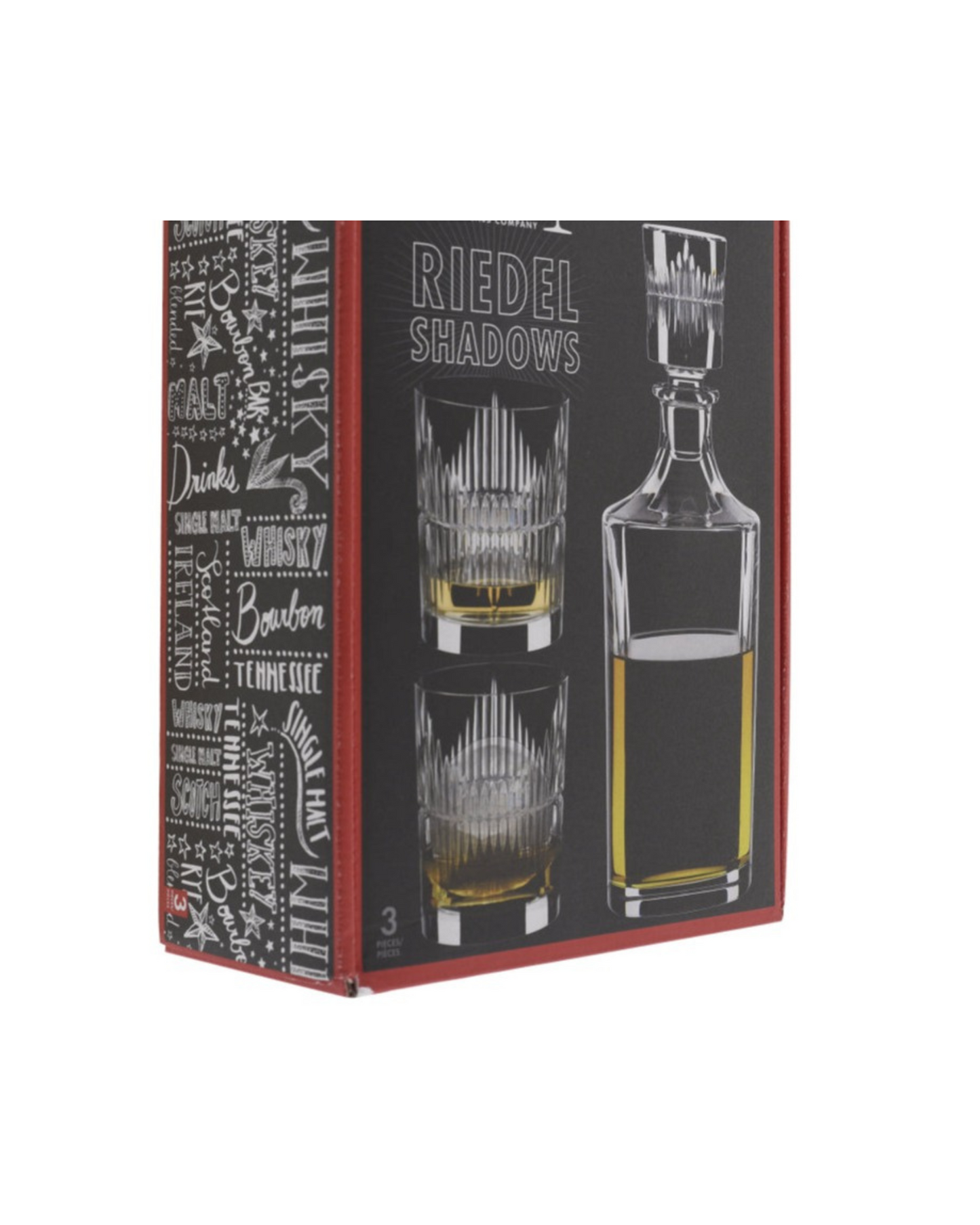 Premium Riedel's Shadows Whisky Decanter Set