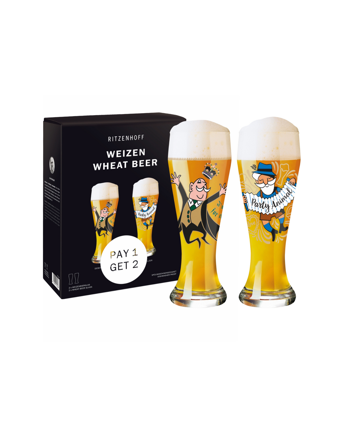 Wheat Wheat Set - Debora Jedwab Beer Glass