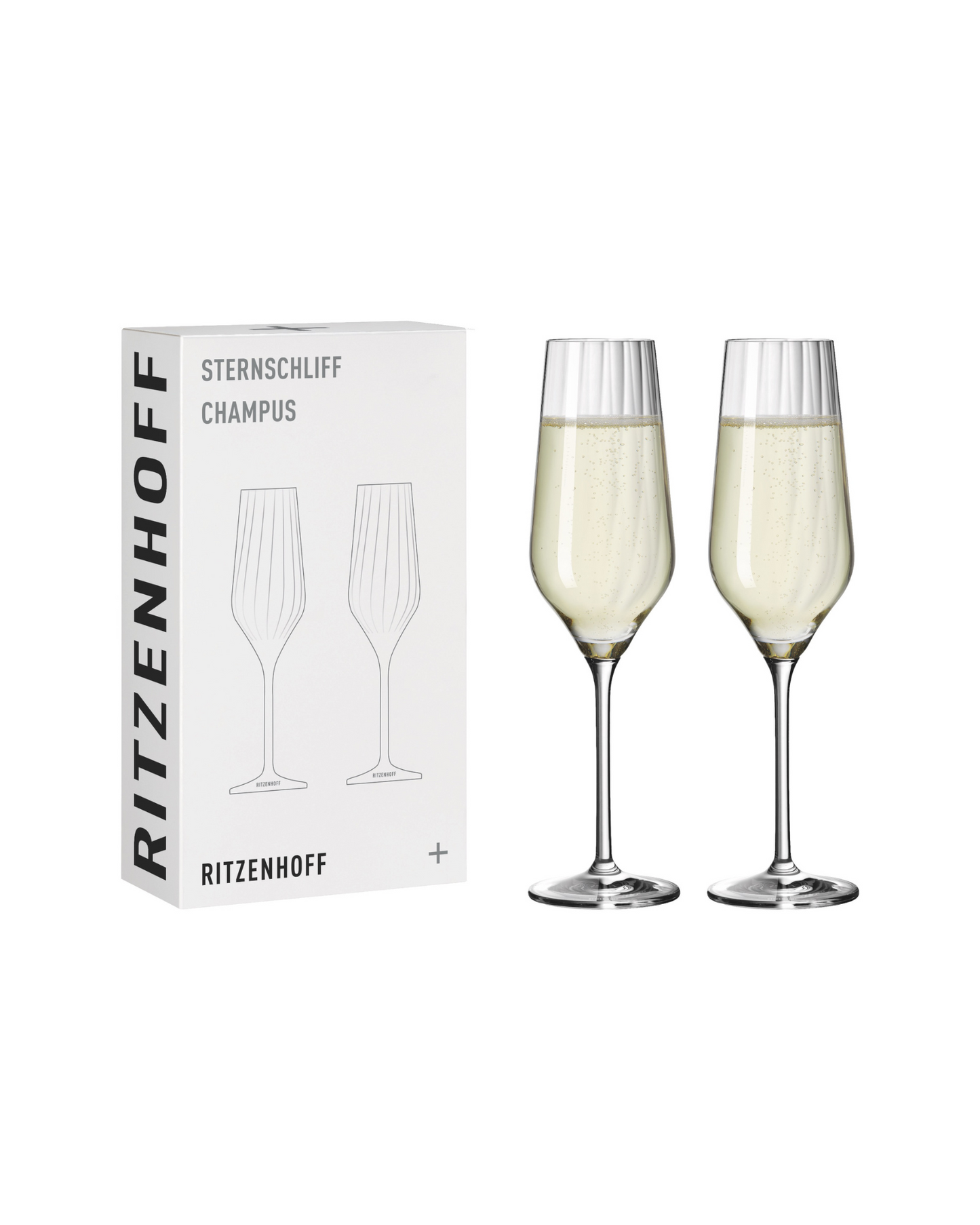 Sternschliff Champagne Glass