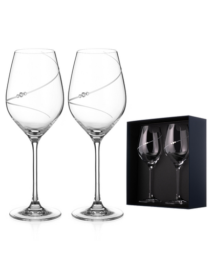 Silhouette White Wine Glass