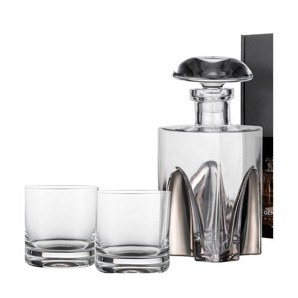 Gentleman Decanter Set (Platinum)