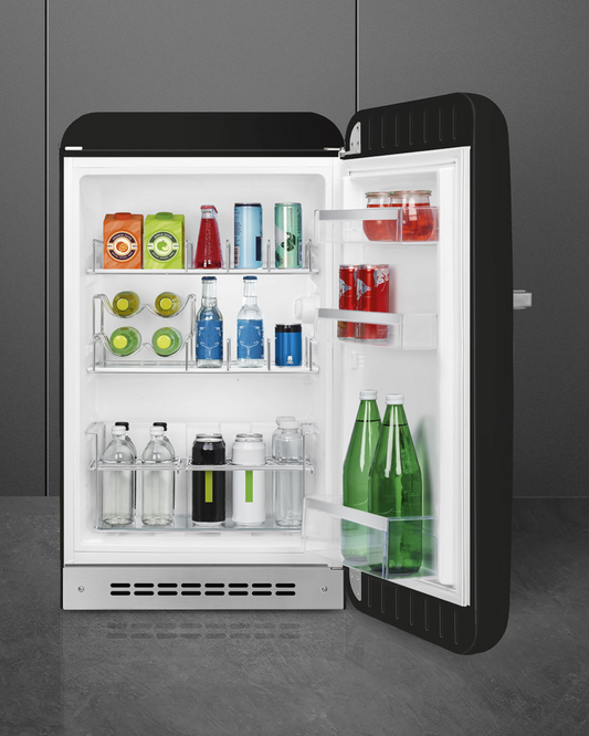 Minibar Refrigerator – 50’s Style, Black