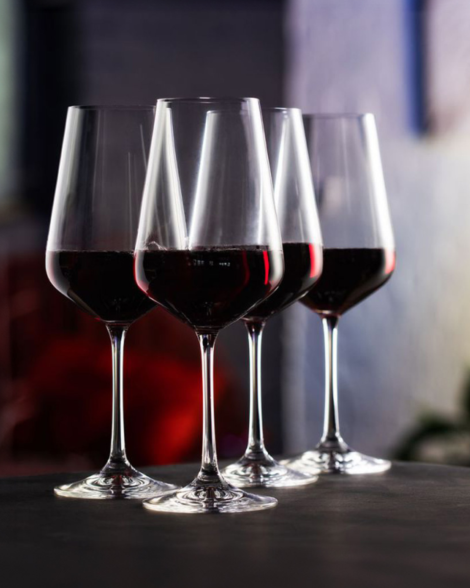 Cheers! Red Wine Glass