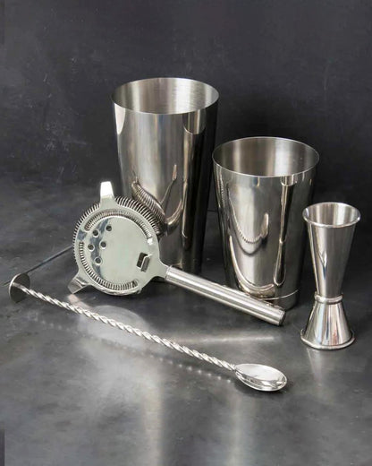 5pc Cocktail Set, Steel