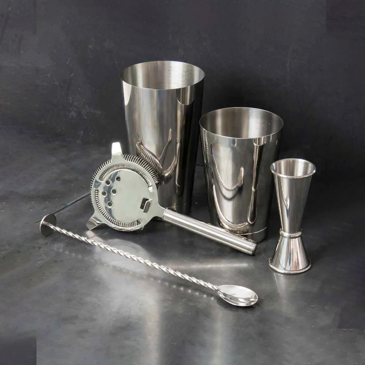 5pc Cocktail Set, Steel