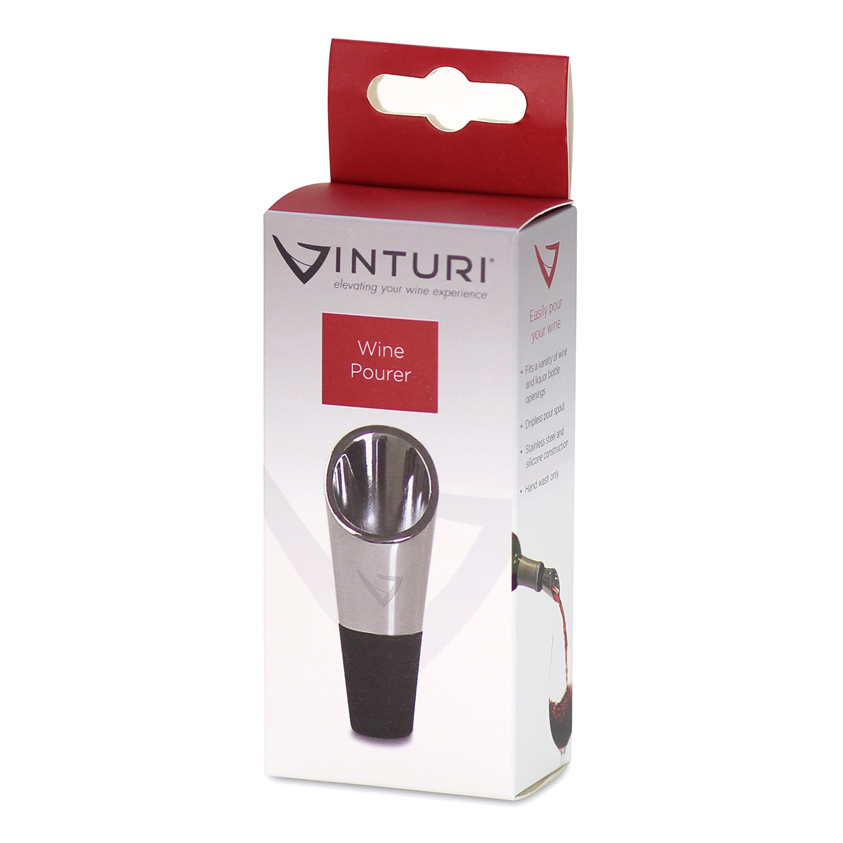 Wine Pourer, Stainless Steel