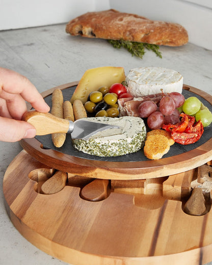 Acacia Round Cheese Board