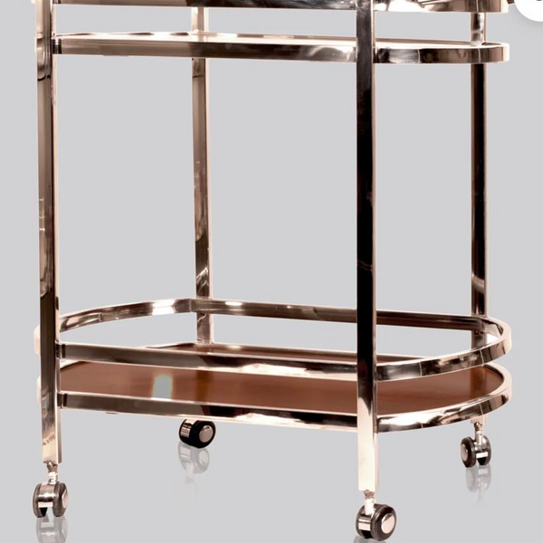 Elvy's Walnut Bar Trolley Online