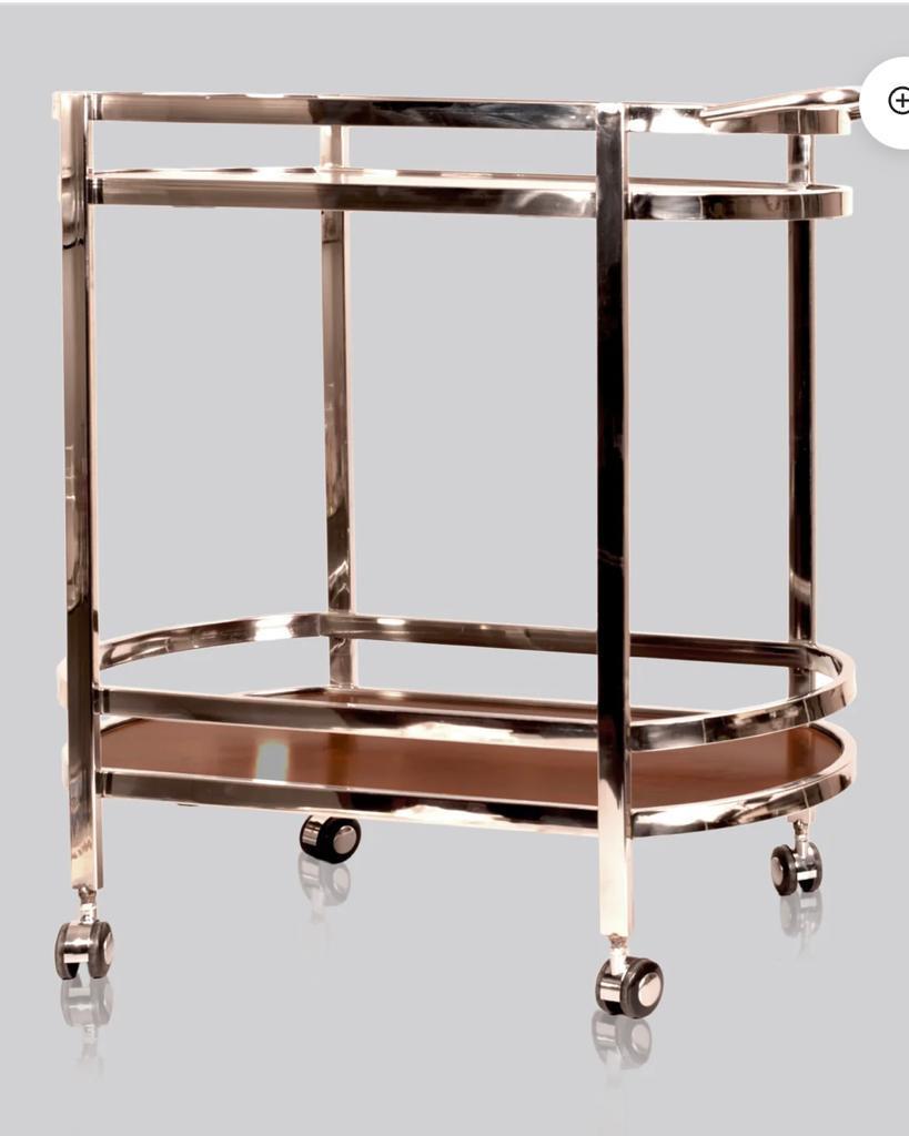 Elvy's Walnut Bar Trolley Online