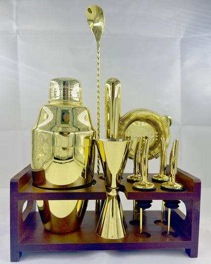 Essential Bar Tools Set, Gold