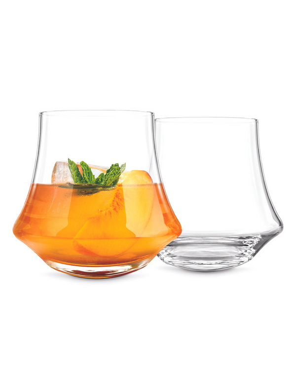 Premium Final Touch Revolve Whisky Glasses (Set of 2)