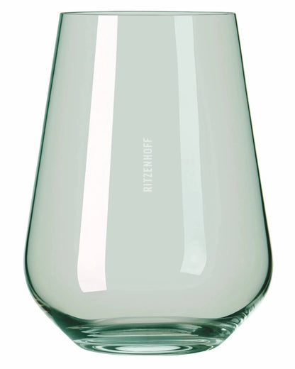 Fjord Light Water Glass, Green