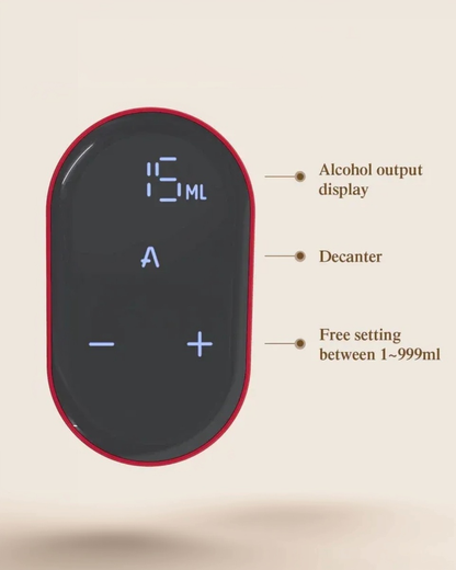 Redsack Smart Dispenser & Aerator, Red