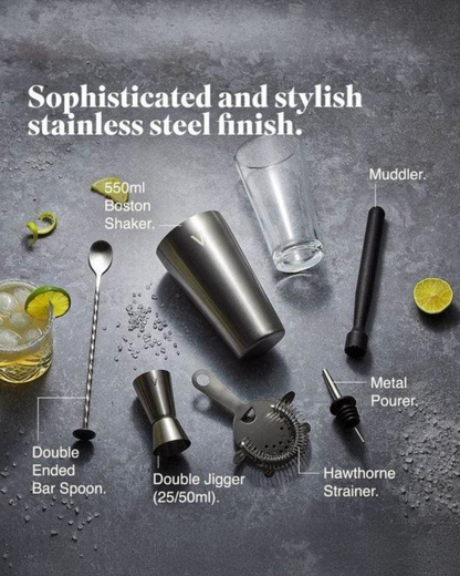 Boston Cocktail Shaker Set, Stainless Steel