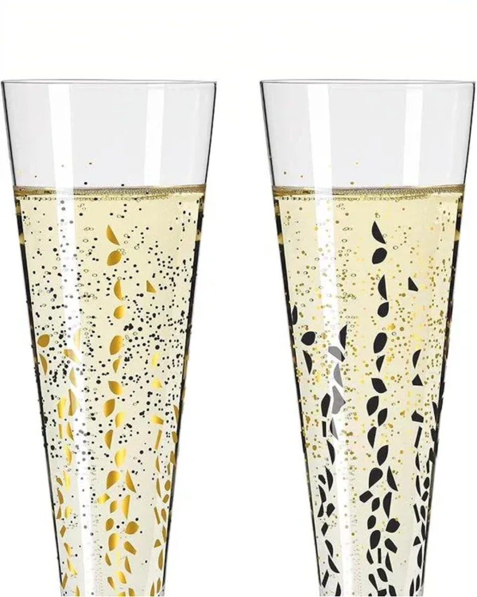 Goldnacht Duet #23 Champagne Glass