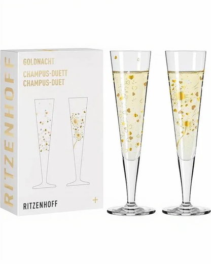 Goldnacht #24 Champagne Glass