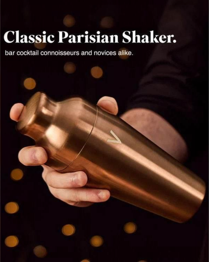 Parisian Cocktail Set, Brushed Copper