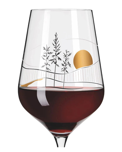 Herzkristall Red Wine Glass