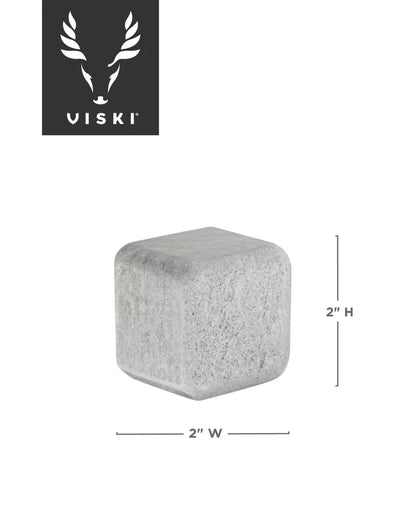 Glacier Soapstone Cubes, Large