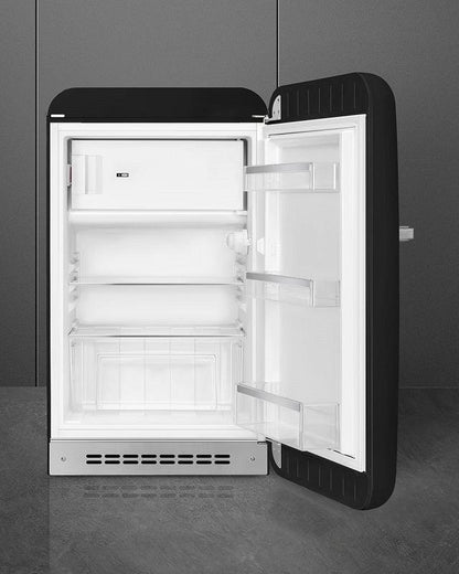 Minibar Refrigerator – 50’s Style, Black