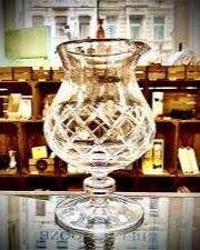 Coley Stemmed Mixing Glass, Diamond Cut