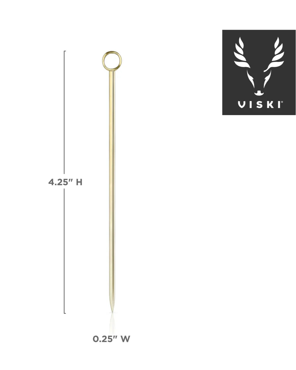Belmont Cocktail Picks, Gold