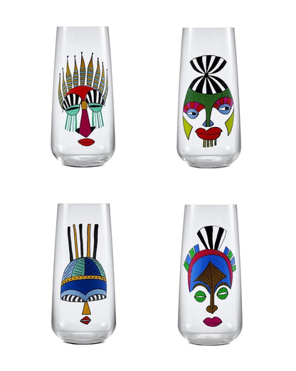 Mirage Rock & Pop High Ball Glass