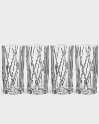 Modern Long Drink Glass, Set of 6