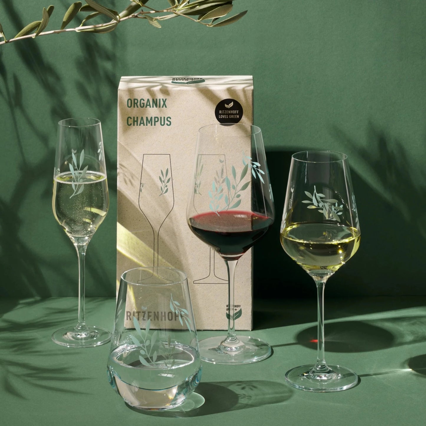 Organix White Wine Glass, Set of 2