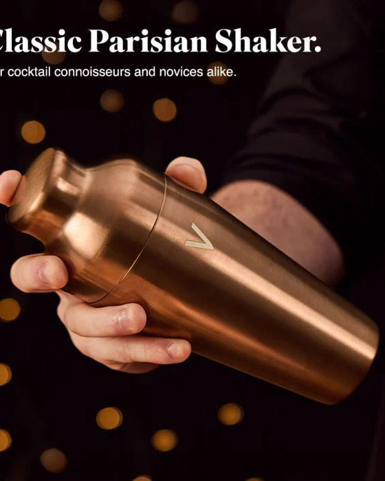 Parisian Cocktail Set, Brushed Copper