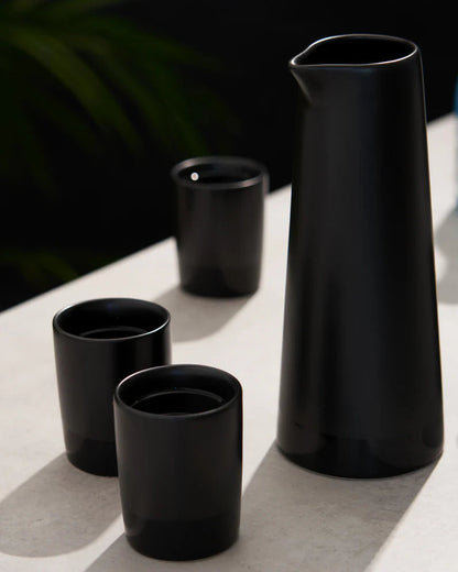 Stoneware Sake Set, 5 pc