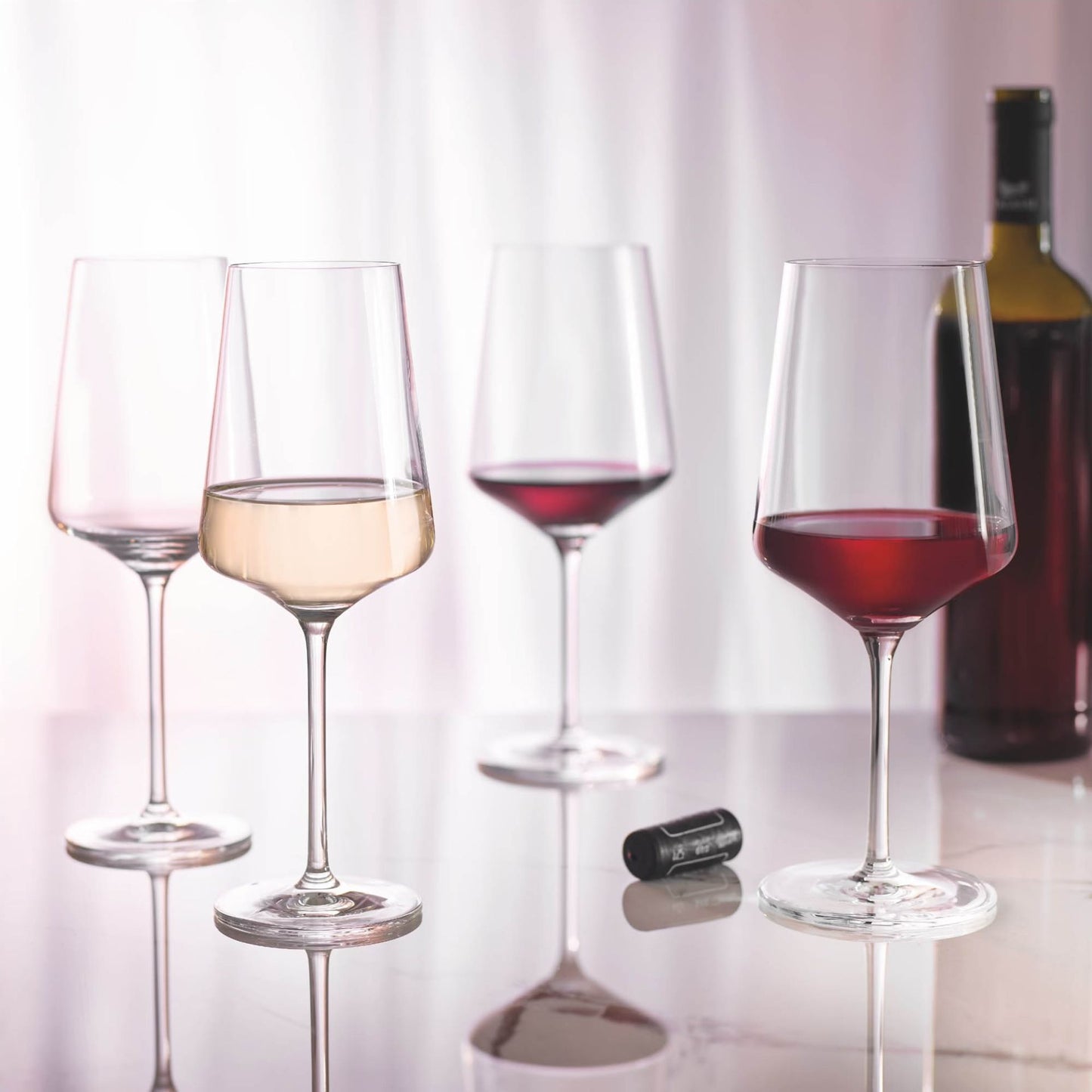 Julie Red & White Wine Glass Set