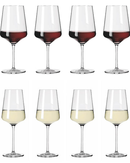 Julie Red & White Wine Glass Set