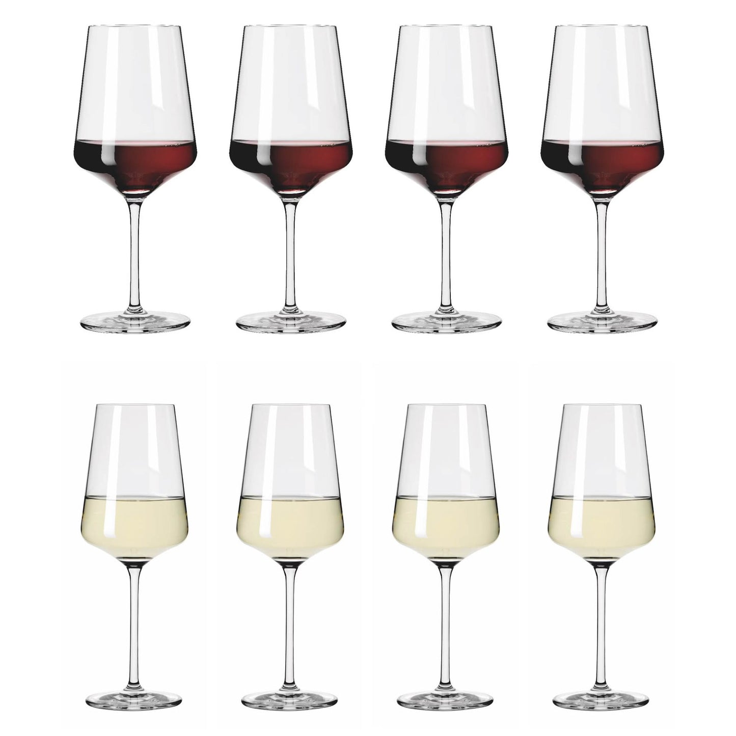 Julie Red & White Wine Glass Set