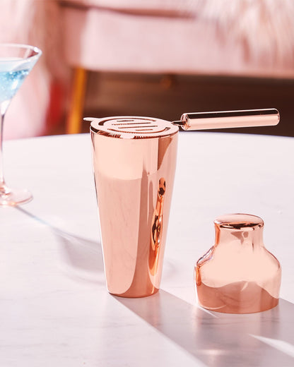 Parisian Rose Gold Cocktail Set