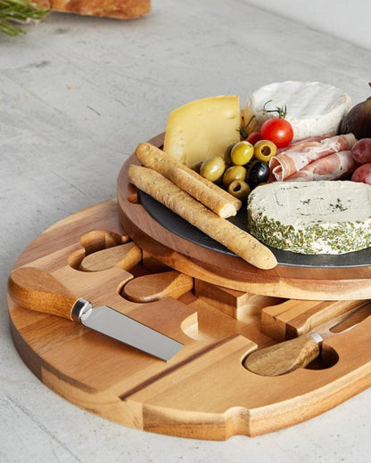 Acacia Round Cheese Board
