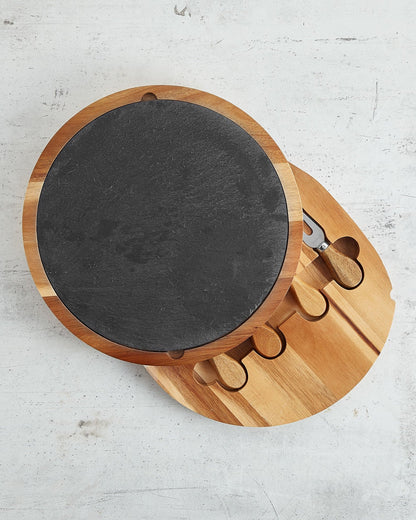 Acacia Round Cheese Board