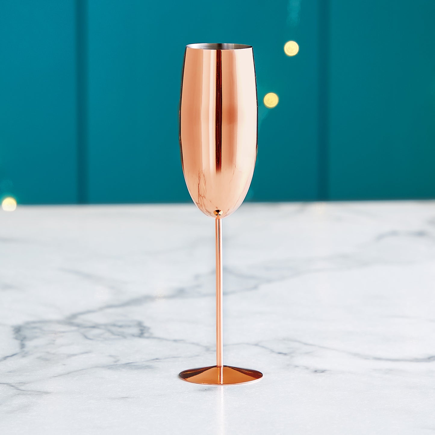 Rose Gold Champagne Glass, Set of 2