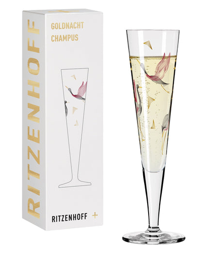 Goldnacht #15, Champagne Glass