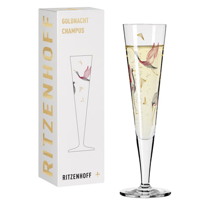 Goldnacht #15, Champagne Glass