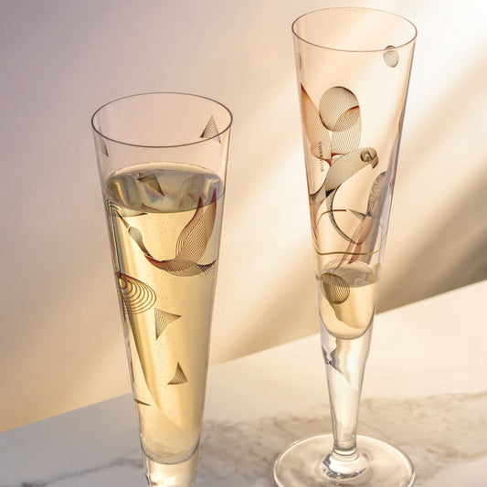Goldnacht #15, Champagne Glass