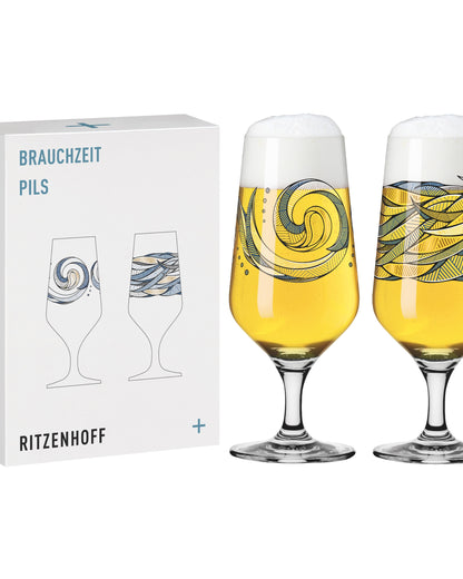 Brauchzeit Pilsner #2, Beer Glass