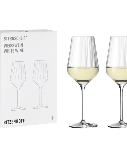 Sternschliff White Wine Glass