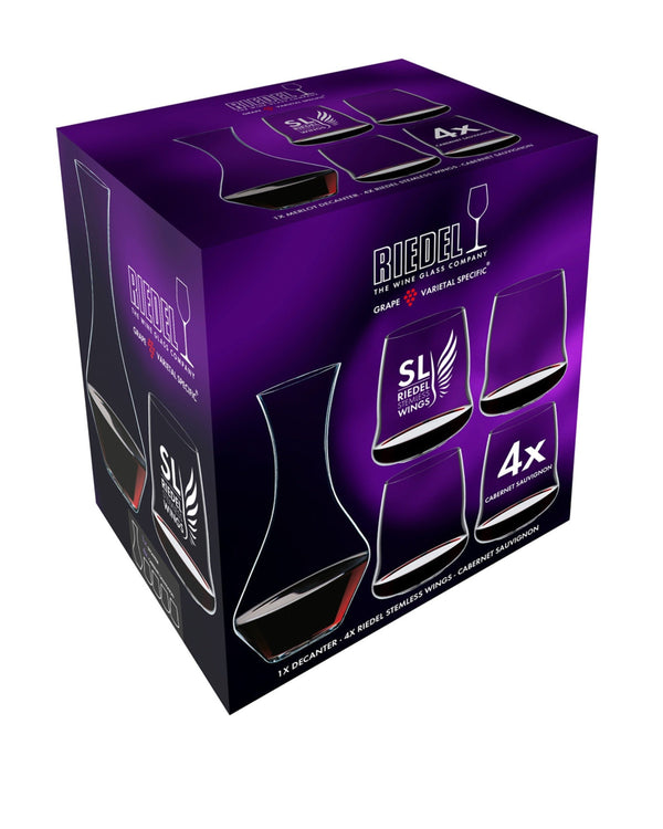 Riedel's Stemless Wings Decanter (Set of 5) Online
