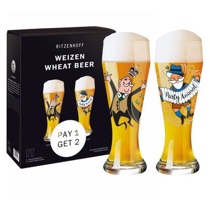 Wheat Wheat Set - Debora Jedwab Beer Glass