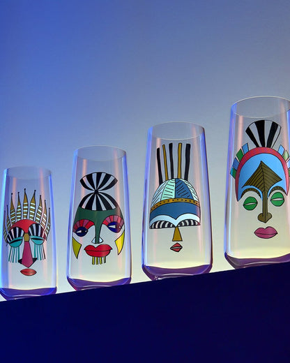 Mirage Rock & Pop High Ball Glass