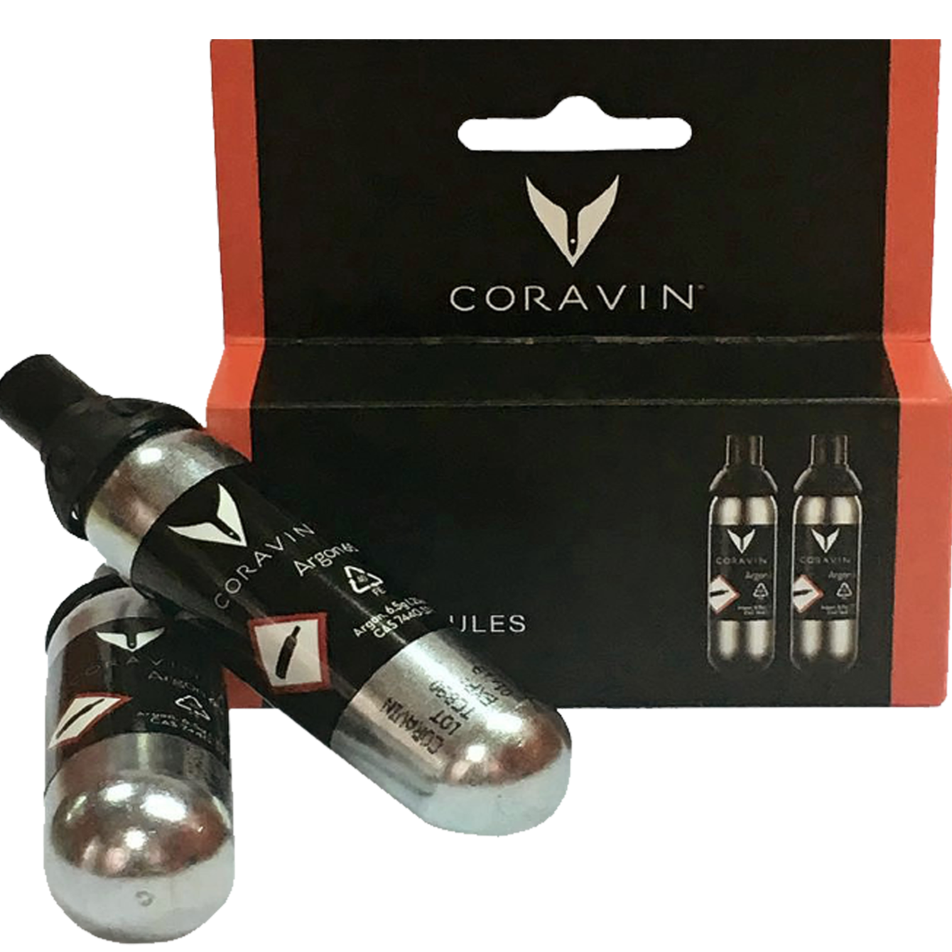 Coravin Pure Argon Capsules (21ml), Set of 2